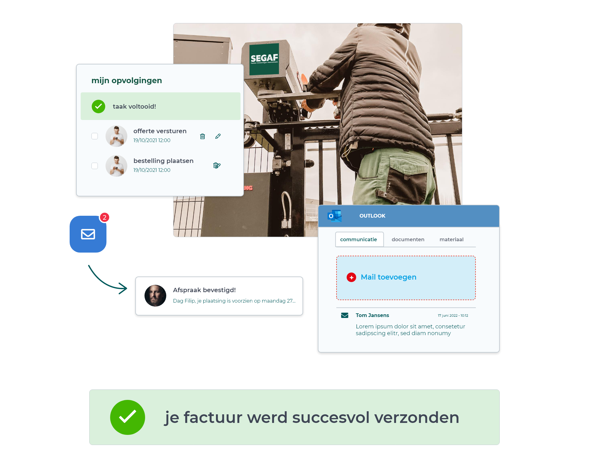 Het resultaat: een efficiënt proces en hogere klanttevredenheid