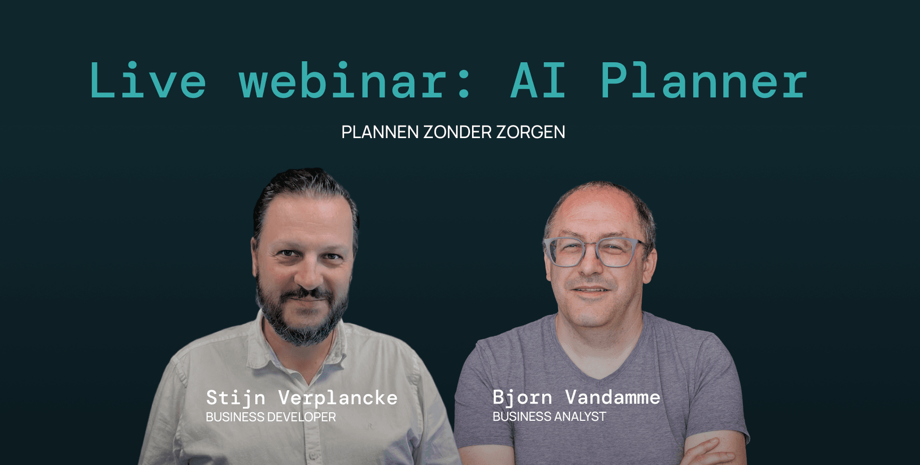 Plan zonder zorgen met onze AI planner