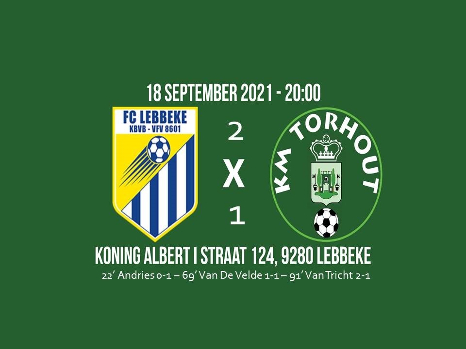 FC Lebbeke - KM Torhout 2-1