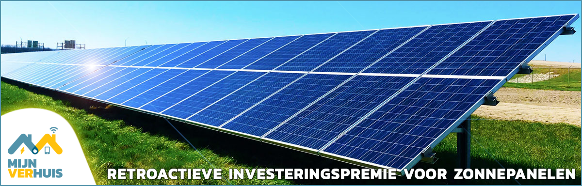 Retroactieve investeringspremie voor zonnepanelen